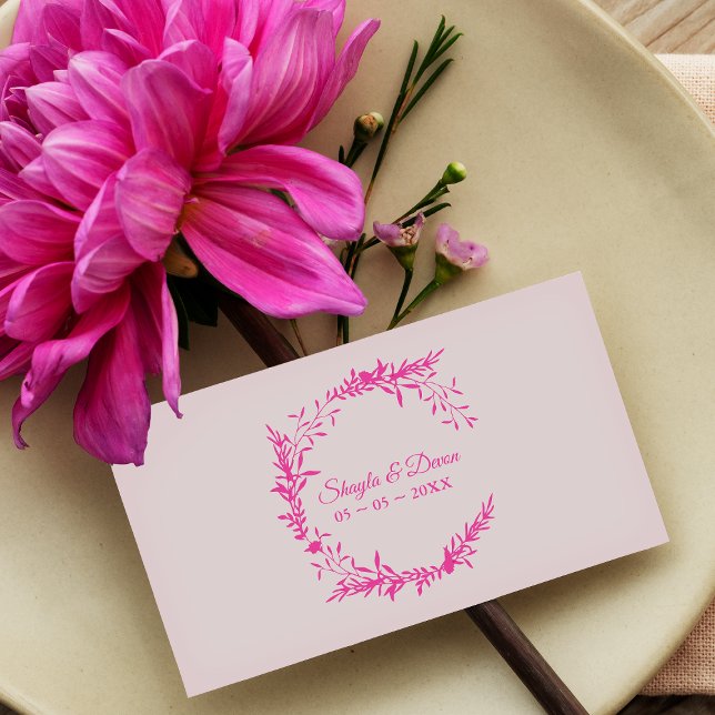 Sello De Caucho Flores y ramas de mariscos elegantes (Subido por el creador)