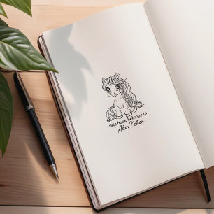 Sello De Caucho Folleto de personalizado de caligrafía