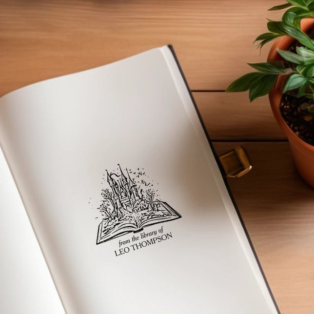 Sello De Caucho Folleto del castillo de fantasías de Vintage (Subido por el creador)