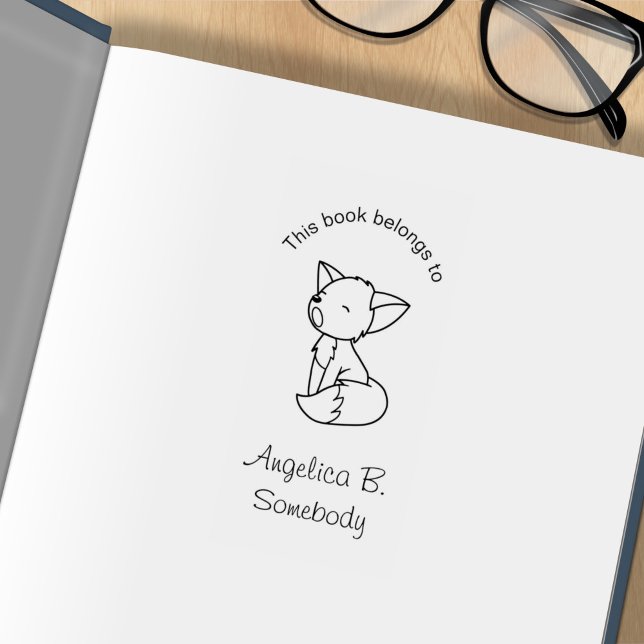 Sello De Caucho Folleto Sleepe Little Fox (Subido por el creador)