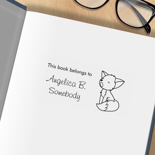 Sello De Caucho Folleto Sleepe Little Fox (Subido por el creador)