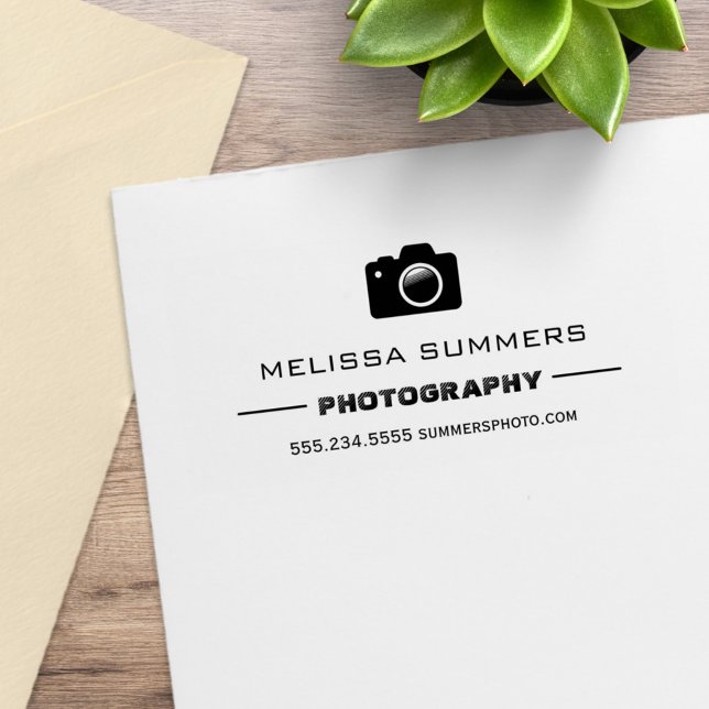 Sello De Caucho Fotografía de cámara - Información de contacto del (Subido por el creador)