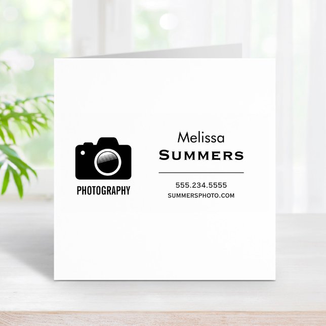 Sello De Caucho Fotografía de cámara - Información de contacto del (Subido por el creador)