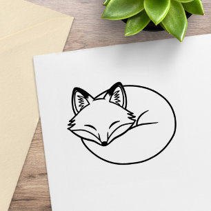 Sello De Caucho Fox durmiente