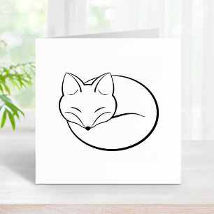 Sello De Caucho Fox durmiente