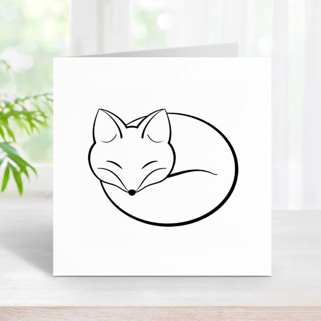 Sello De Caucho Fox durmiente (Subido por el creador)