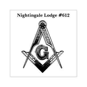 Sello De Caucho Freemason