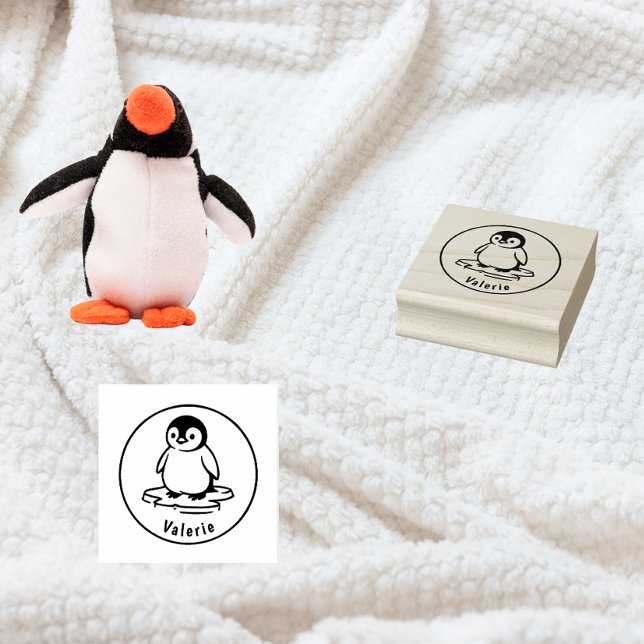 Sello De Caucho Frosty Waddle – Custom Penguin Name Stamp (Subido por el creador)
