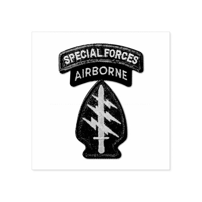 Sello De Caucho Fuerzas Especiales Berets Verdes SF SFG SOF LRRPS  (Impresión)