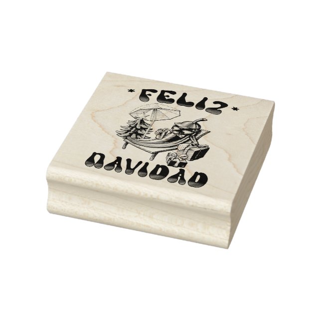 Sello De Caucho Funny Feliz Navidad Navidad Chili (Sello)