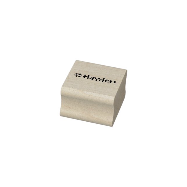 Sello De Caucho Fútbol de ropa personalizado (Sello)