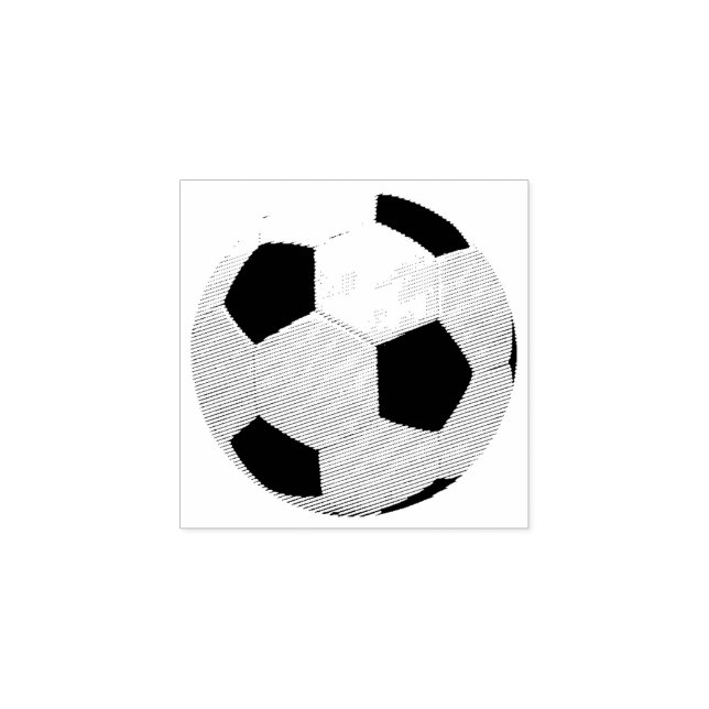 Sello De Caucho Fútbol Soccer (Impresión)