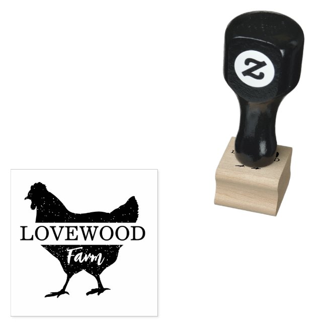 Sello De Caucho gallinero ecológico de hueso fresco (Sellado)