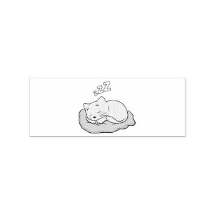 Sello De Caucho Gatito Thunder_Cove el dormir