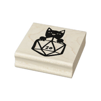 Sello De Caucho Gato D20