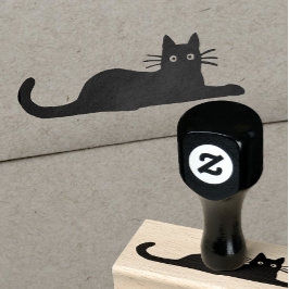 Sello De Caucho Gato de Guay caído