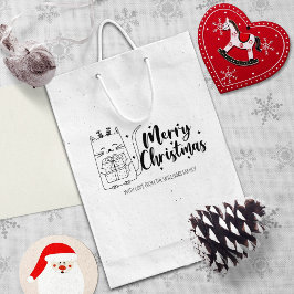 Sello De Caucho Gato de Navidades de corte