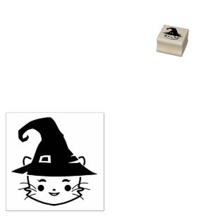 Sello De Caucho Gato Mago