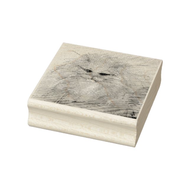 Sello De Caucho Gato persa (Sello)