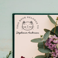 Gato sonriente | Personalizado Este Libro Pertenec