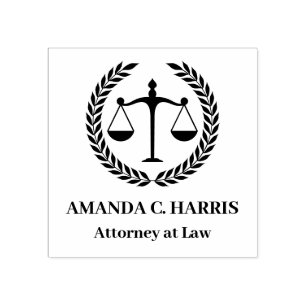 Sello De Caucho Genial para abogados, procuradores, jueces, secret
