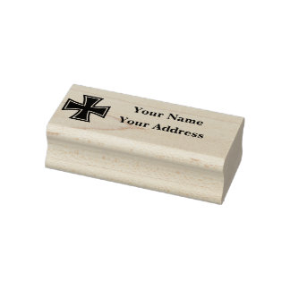 Sello De Caucho German Republic iron cross emblem address stamp