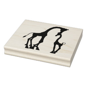 Sello De Caucho Giraffe