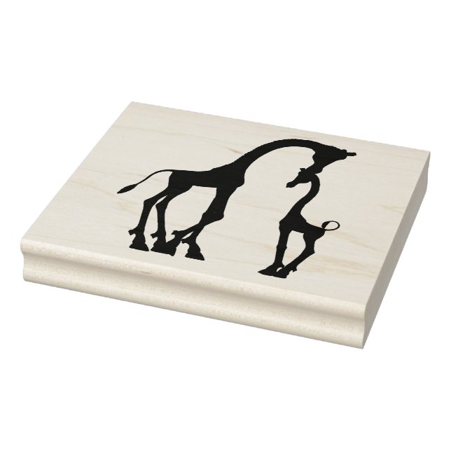 Sello De Caucho Giraffe (Sello)