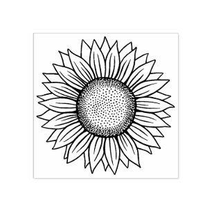 Sello De Caucho Girasol