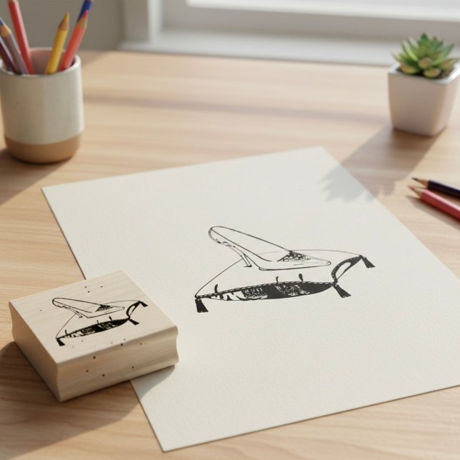 Sello De Caucho Glass Slipper (Subido por el creador)