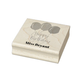 Sello De Caucho Globo de cumpleaños