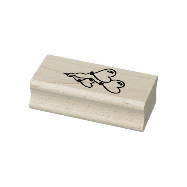 Sello De Caucho Globos del corazón (Sello)