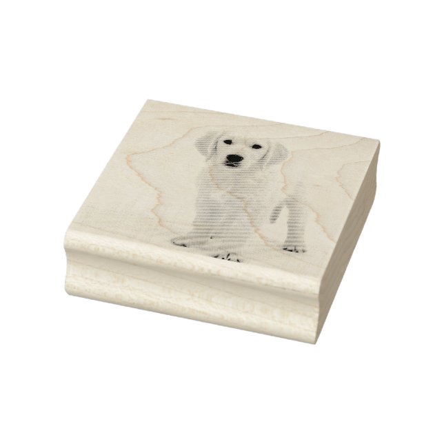 Sello De Caucho Golden Retriever (Sello)