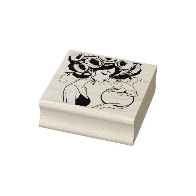 Sello De Caucho Gothic Vintage Art Design (Sello)