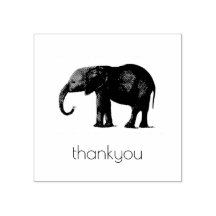GRACIAS CON ELEPHANT WOOD ART STAMP