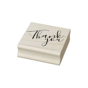 Sello De Caucho 'Gracias', escritura moderna