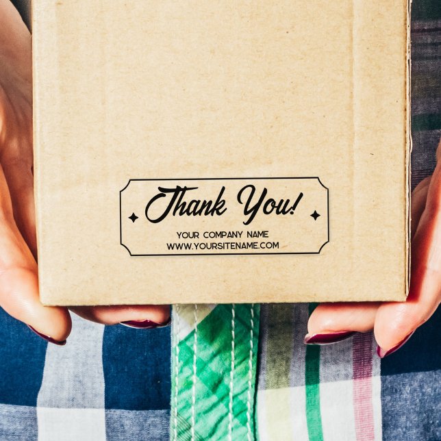 Sello De Caucho Gracias, Personalizado Business y Sitio (Subido por el creador)