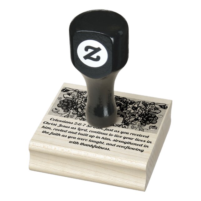 Sello De Caucho Gracias por Dios (Sello)