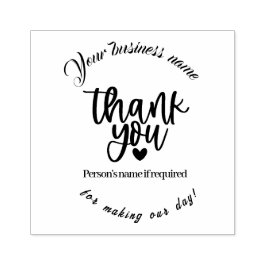 Sello De Caucho ¡Gracias por hacer nuestro día!