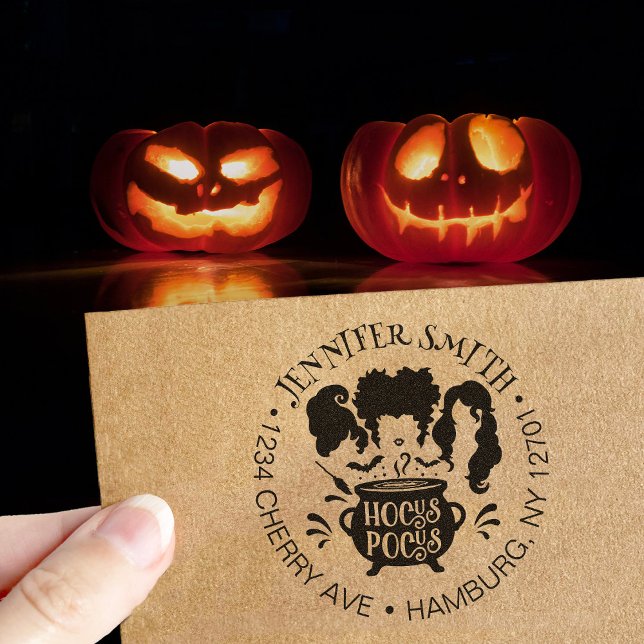 Sello De Caucho Graciosa dirección de regreso de Halloween Hocus P (Subido por el creador)