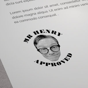 Sello De Caucho Gracioso profesor universitario