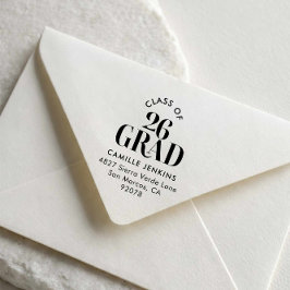Sello De Caucho Graduation Return Address Stamp Class of 2026