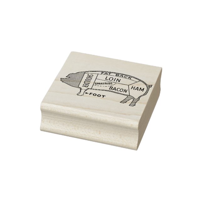 Sello De Caucho Gráfico carnicero (Sello)