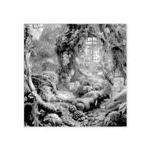 Sello De Caucho Gráfico forestal de las islas Fairyland