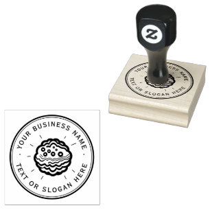 Sello De Caucho Gran logotipo comercial de Personalizado Cookies