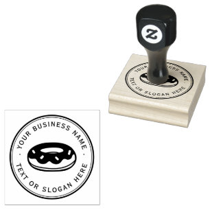 Sello De Caucho Gran logotipo comercial de Personalizado Cookies