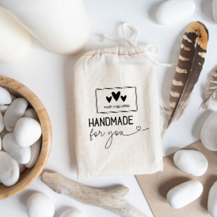 Sello De Caucho Gran Logotipo hecho a mano