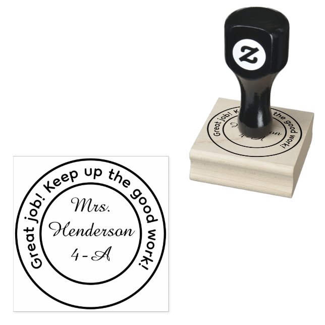 Sello De Caucho Gran Maestría de Trabajo Personalizada (Sellado)