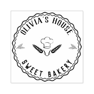 Sello De Caucho Gran Personalizado de goma de logotipo casero pers