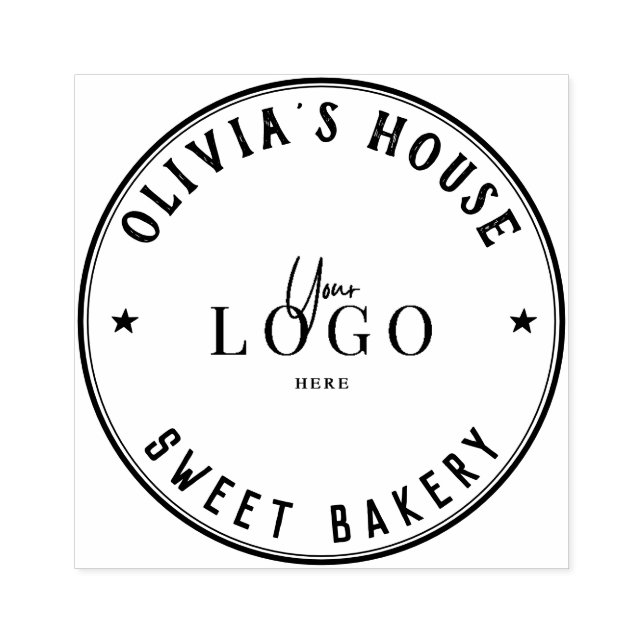 Sello De Caucho Gran Personalizado de logotipos personalizados cas (Impresión)